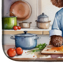 Load image into Gallery viewer, Chocolate Poodle The Chef Dish Drying Mat