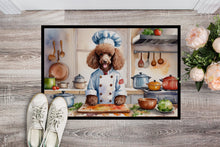 Load image into Gallery viewer, Chocolate Poodle The Chef Doormat-24x36 Indoor / Outdoor Rug | Made in USA