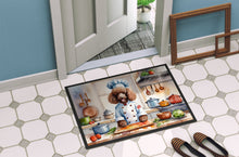 Load image into Gallery viewer, Chocolate Poodle The Chef Doormat-24x36 Indoor / Outdoor Rug | Made in USA