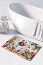 Load image into Gallery viewer, Chocolate Poodle The Chef Memory Foam Kitchen Mat
