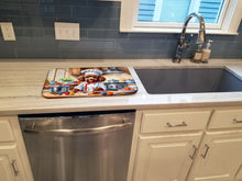 Load image into Gallery viewer, Chocolate Poodle The Chef Dish Drying Mat
