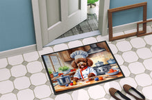 Load image into Gallery viewer, Chocolate Poodle The Chef Doormat - 18X27 Indoor / Outdoor Rug | Made in USA
