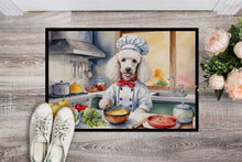 Load image into Gallery viewer, White Poodle The Chef Doormat-24x36 Indoor / Outdoor Rug | Made in USA