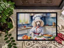 Load image into Gallery viewer, White Poodle The Chef Doormat-24x36 Indoor / Outdoor Rug | Made in USA