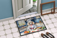 Load image into Gallery viewer, White Poodle The Chef Doormat - 18X27 Indoor / Outdoor Rug | Made in USA