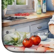 Load image into Gallery viewer, Poodle The Chef Dish Drying Mat