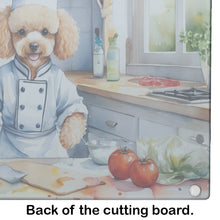 Load image into Gallery viewer, Poodle The Chef Glass Cutting Boards – Durable, Decorative Kitchen Art