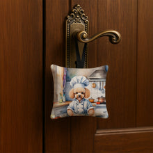 Load image into Gallery viewer, Poodle The Chef Hanging Square Fabric Ornament 3.5 × 3.5