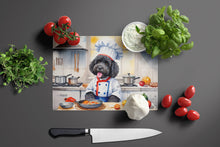 Load image into Gallery viewer, Portuguese Water Dog The Chef Glass Cutting Boards – Durable, Decorative Kitchen Art