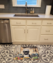 Load image into Gallery viewer, Pug The Chef Memory Foam Kitchen Mat