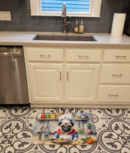 Load image into Gallery viewer, Pug The Chef Memory Foam Kitchen Mat