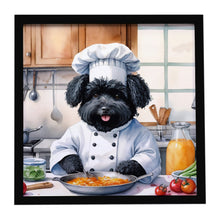 Load image into Gallery viewer, Puli The Chef Framed Metal Print