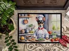 Load image into Gallery viewer, Rat Terrier The Chef Doormat-24x36 Indoor / Outdoor Rug | Made in USA