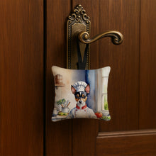 Load image into Gallery viewer, Rat Terrier The Chef Hanging Square Fabric Ornament 3.5 × 3.5