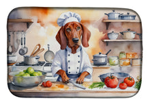 Load image into Gallery viewer, Redbone Coonhound The Chef Dish Drying Mat