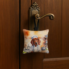 Load image into Gallery viewer, Redbone Coonhound The Chef Hanging Square Fabric Ornament 3.5 × 3.5