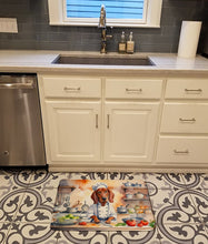 Load image into Gallery viewer, Redbone Coonhound The Chef Memory Foam Kitchen Mat