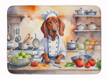 Load image into Gallery viewer, Redbone Coonhound The Chef Memory Foam Kitchen Mat