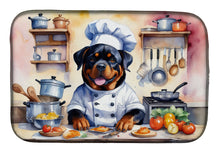 Load image into Gallery viewer, Rottweiler The Chef Dish Drying Mat