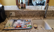 Load image into Gallery viewer, Samoyed The Chef Dish Drying Mat
