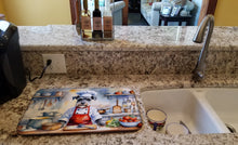 Load image into Gallery viewer, Schnauzer The Chef Dish Drying Mat