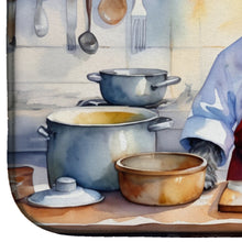 Load image into Gallery viewer, Schnauzer The Chef Dish Drying Mat