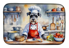 Load image into Gallery viewer, Schnauzer The Chef Dish Drying Mat