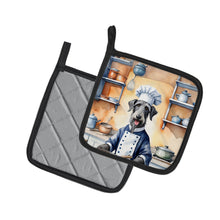 Load image into Gallery viewer, Scottish Deerhound The Chef Pot Holders - Set of 2 Decorative Kitchen Helpers | Made in the USA