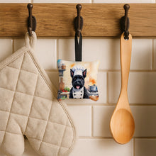 Load image into Gallery viewer, Scottish Terrier The Chef Hanging Square Fabric Ornament 3.5 × 3.5