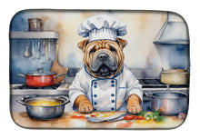 Load image into Gallery viewer, Shar Pei The Chef Dish Drying Mat