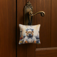 Load image into Gallery viewer, Shar Pei The Chef Hanging Square Fabric Ornament 3.5 × 3.5