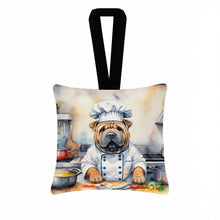 Load image into Gallery viewer, Shar Pei The Chef Hanging Square Fabric Ornament 3.5 × 3.5