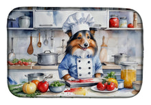 Load image into Gallery viewer, Sheltie The Chef Dish Drying Mat