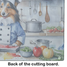 Load image into Gallery viewer, Sheltie The Chef Glass Cutting Boards – Durable, Decorative Kitchen Art