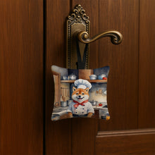 Load image into Gallery viewer, Shiba Inu The Chef Hanging Square Fabric Ornament 3.5 × 3.5