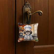 Load image into Gallery viewer, Shih Tzu The Chef Hanging Square Fabric Ornament 3.5 × 3.5