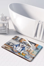 Load image into Gallery viewer, Siberian Husky The Chef Memory Foam Kitchen Mat