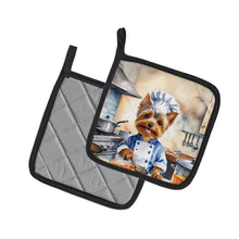 Load image into Gallery viewer, Silky Terrier The Chef Pot Holders - Set of 2 Decorative Kitchen Helpers | Made in the USA