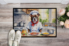 Load image into Gallery viewer, Staffordshire Bull Terrier The Chef Doormat-24x36 Indoor / Outdoor Rug | Made in USA