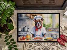Load image into Gallery viewer, Staffordshire Bull Terrier The Chef Doormat-24x36 Indoor / Outdoor Rug | Made in USA