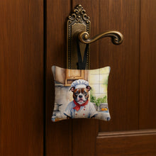Load image into Gallery viewer, Staffordshire Bull Terrier The Chef Hanging Square Fabric Ornament 3.5 × 3.5