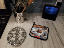 Load image into Gallery viewer, Sussex Spaniel The Chef Pot Holders - Set of 2 Decorative Kitchen Helpers | Made in the USA