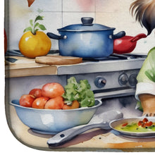 Load image into Gallery viewer, Tibetan Spaniel The Chef Dish Drying Mat