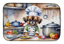 Load image into Gallery viewer, Tibetan Spaniel The Chef Dish Drying Mat