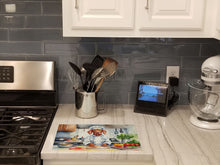 Load image into Gallery viewer, Vizsla The Chef Glass Cutting Boards – Durable, Decorative Kitchen Art