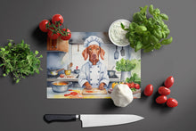 Load image into Gallery viewer, Vizsla The Chef Glass Cutting Boards – Durable, Decorative Kitchen Art
