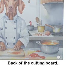 Load image into Gallery viewer, Vizsla The Chef Glass Cutting Boards – Durable, Decorative Kitchen Art