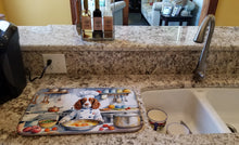 Load image into Gallery viewer, Welsh Springer Spaniel The Chef Dish Drying Mat