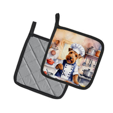 Load image into Gallery viewer, Welsh Terrier The Chef Pot Holders - Set of 2 Decorative Kitchen Helpers | Made in the USA