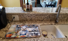 Load image into Gallery viewer, Westie The Chef Dish Drying Mat